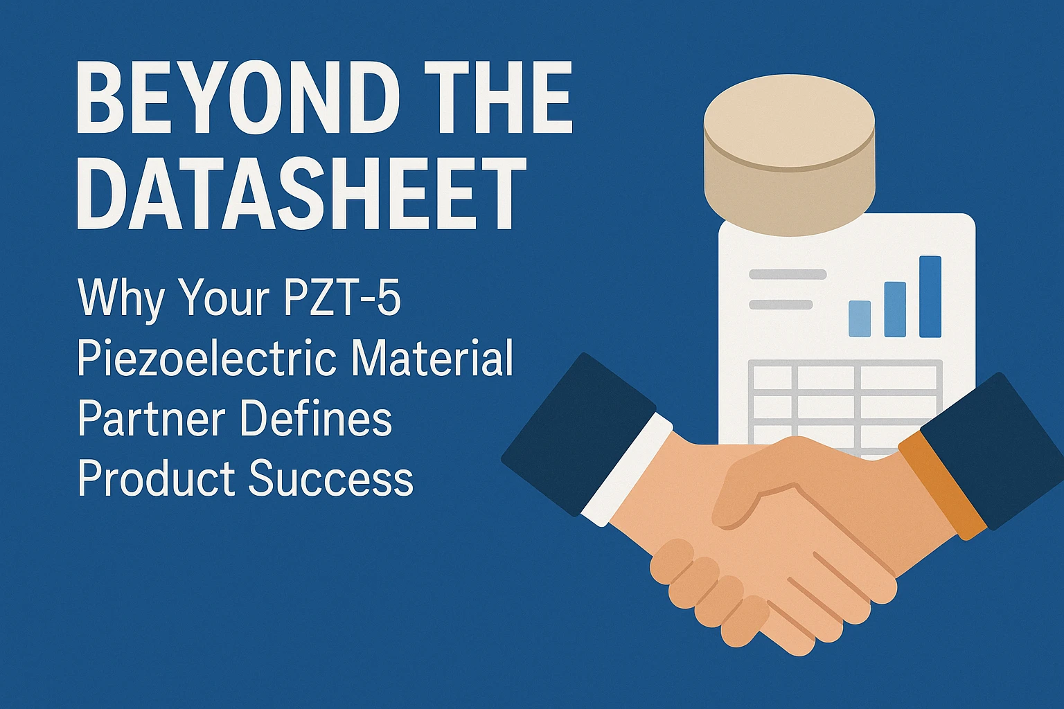 دليل مقارنة مواد PZT-5A مقابل PZT-5H الكهروضغطية لأجهزة الاستشعار الطبية والتطبيقات الصناعية | Yujie Technology