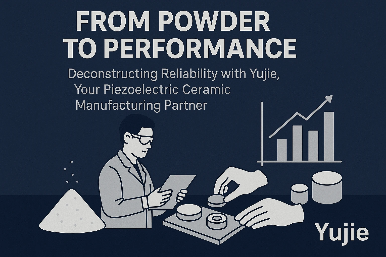 شركة مصنعة للسيراميك الكهروضغطي الموثوق به مع إتقان المواد والتحقق الكامل من الجودة | Yujie Technology