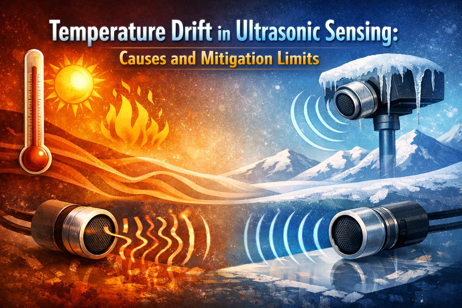 انجراف الحرارة في الاستشعار فوق الصوتي: الأسباب وحدود المعالجة | Yujie Piezo