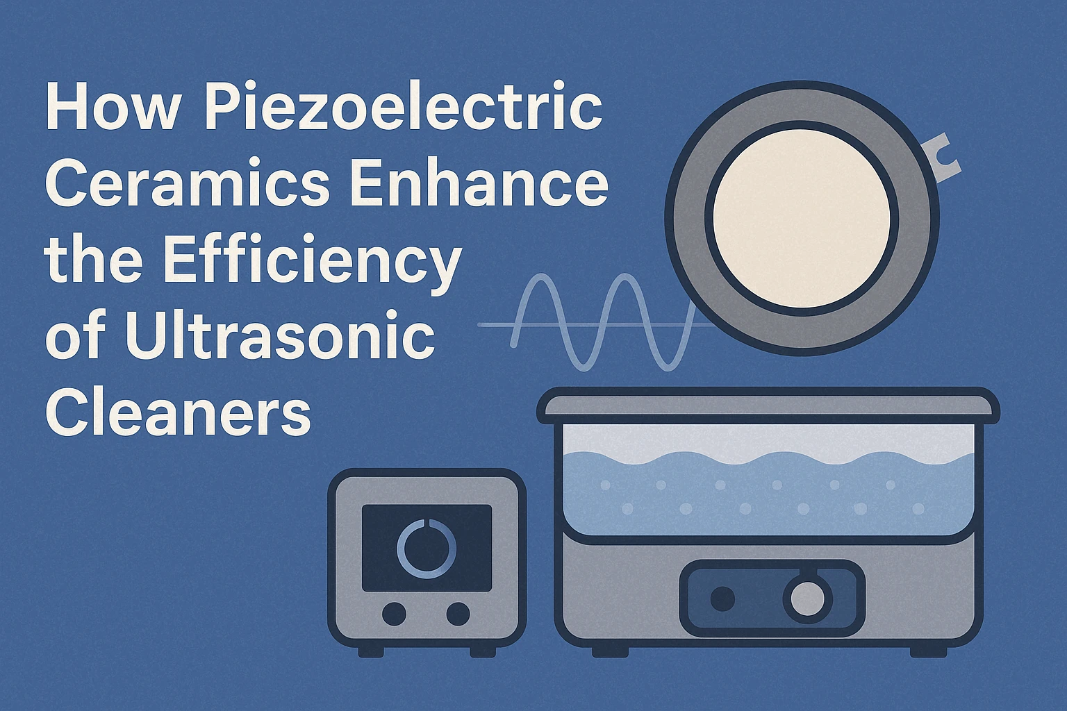 السيراميك الكهرضغطي يعزز كفاءة المنظف بالموجات فوق الصوتية من خلال تقنية محول الطاقة عالي التردد | يوجي للتكنولوجيا