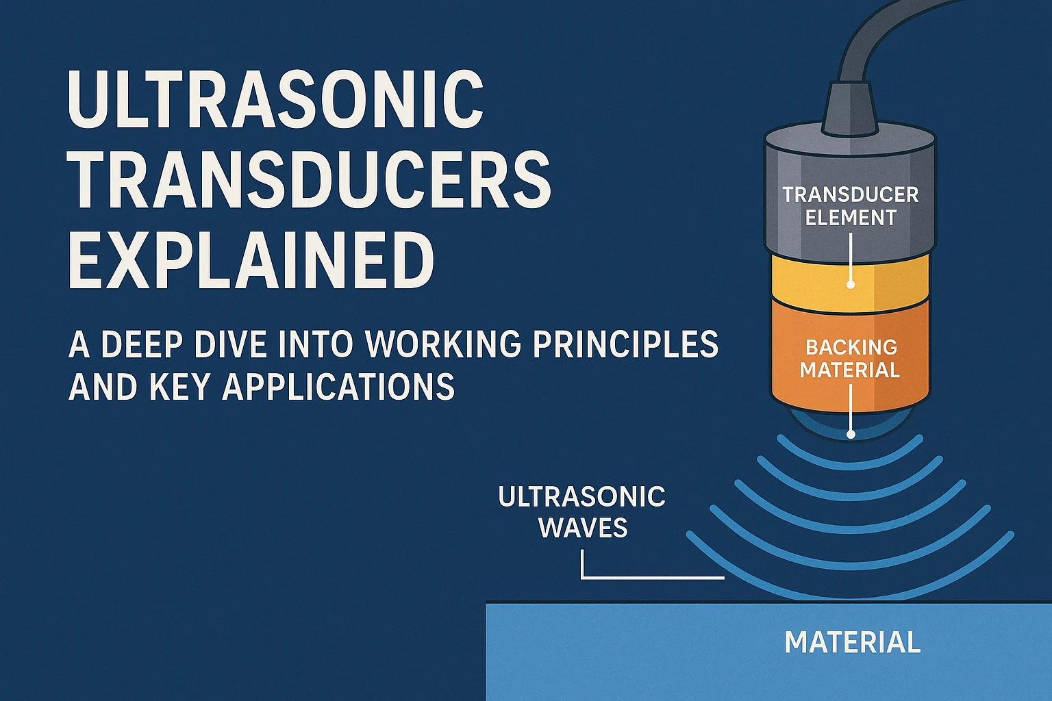مبادئ عمل محولات الطاقة بالموجات فوق الصوتية للتصوير الطبي والتنظيف الصناعي و NDT | يوجي للتكنولوجيا