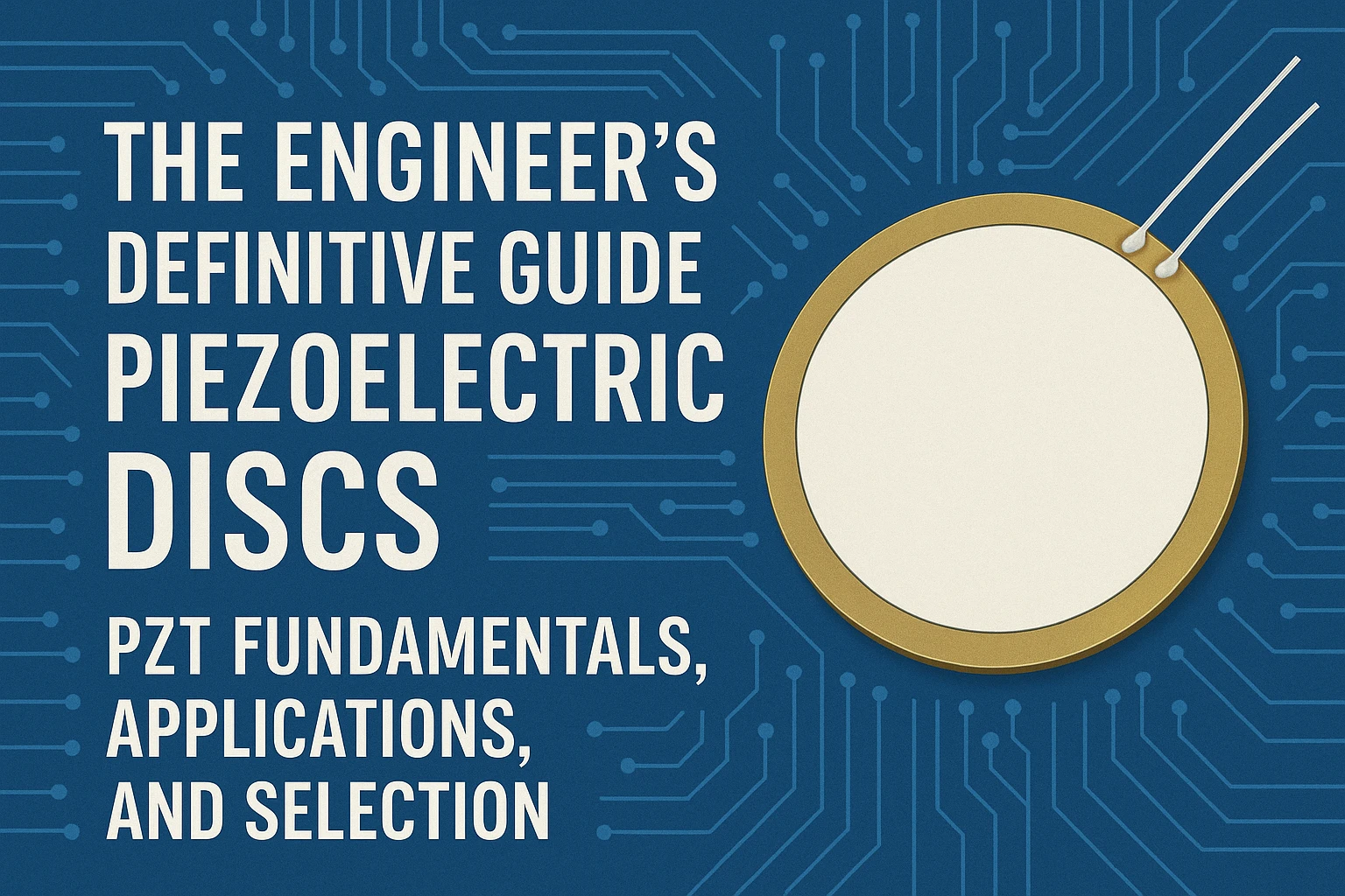 الدليل النهائي للمهندس للأقراص الكهرضغطية أساسيات PZT ومنهجية الاختيار | Yujie Technology
