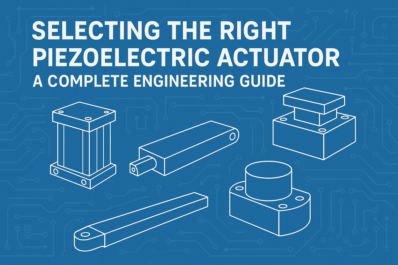 دليل اختيار المحرك الكهروضغطي - المعايير الهندسية لتطبيقات التحكم في الحركة الدقيقة | تقنية يوجي