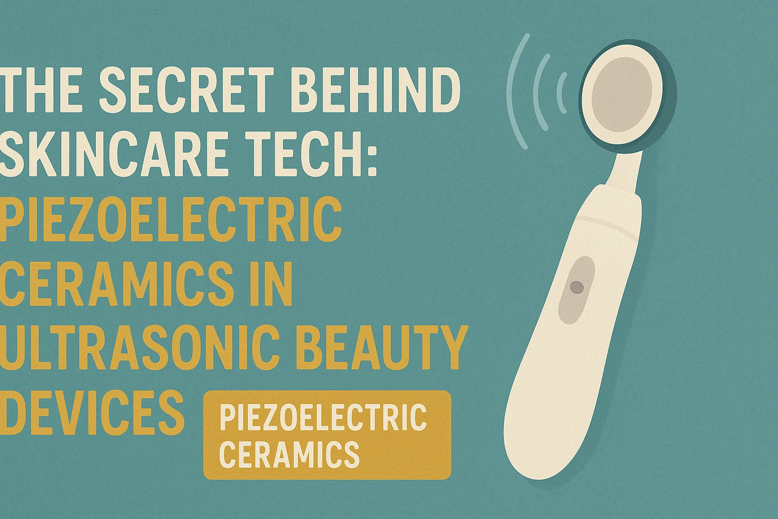 سيراميك كهرضغطي يغذي أجهزة التجميل بالموجات فوق الصوتية لعلاج متقدم للعناية بالبشرة | Yujie Technology