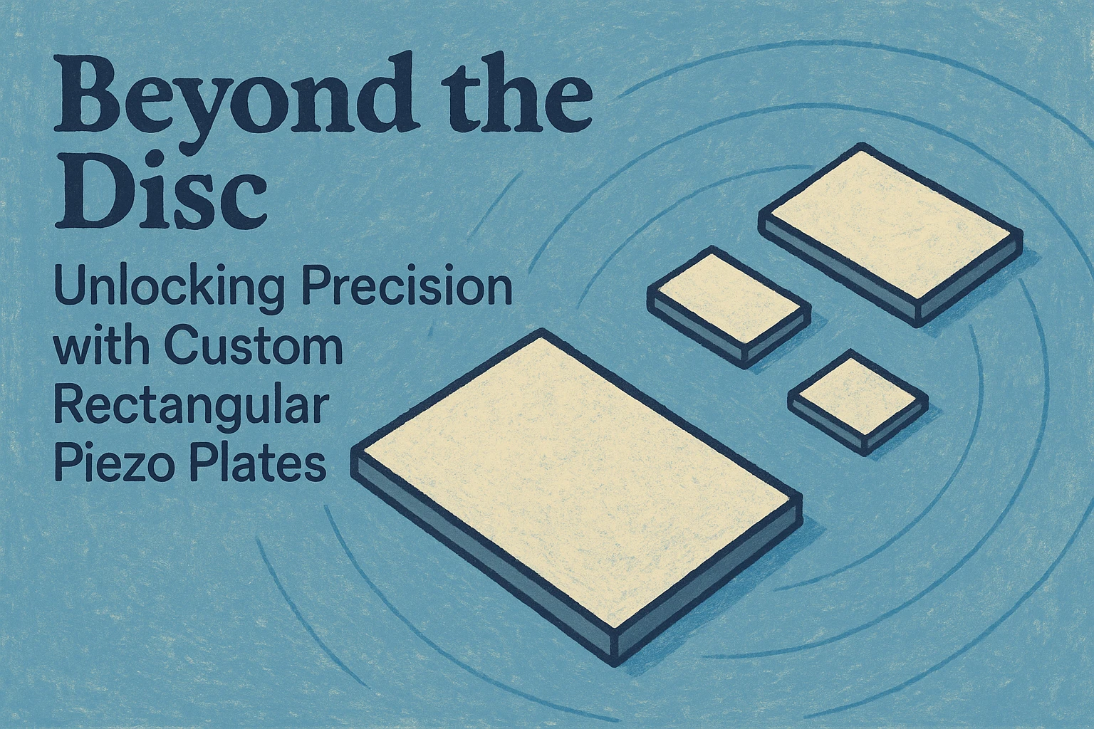 صفائح بيزو مستطيلة مخصصة لتطبيقات التشغيل الدقيق والتحكم في الحركة الاتجاهية | Yujie Technology