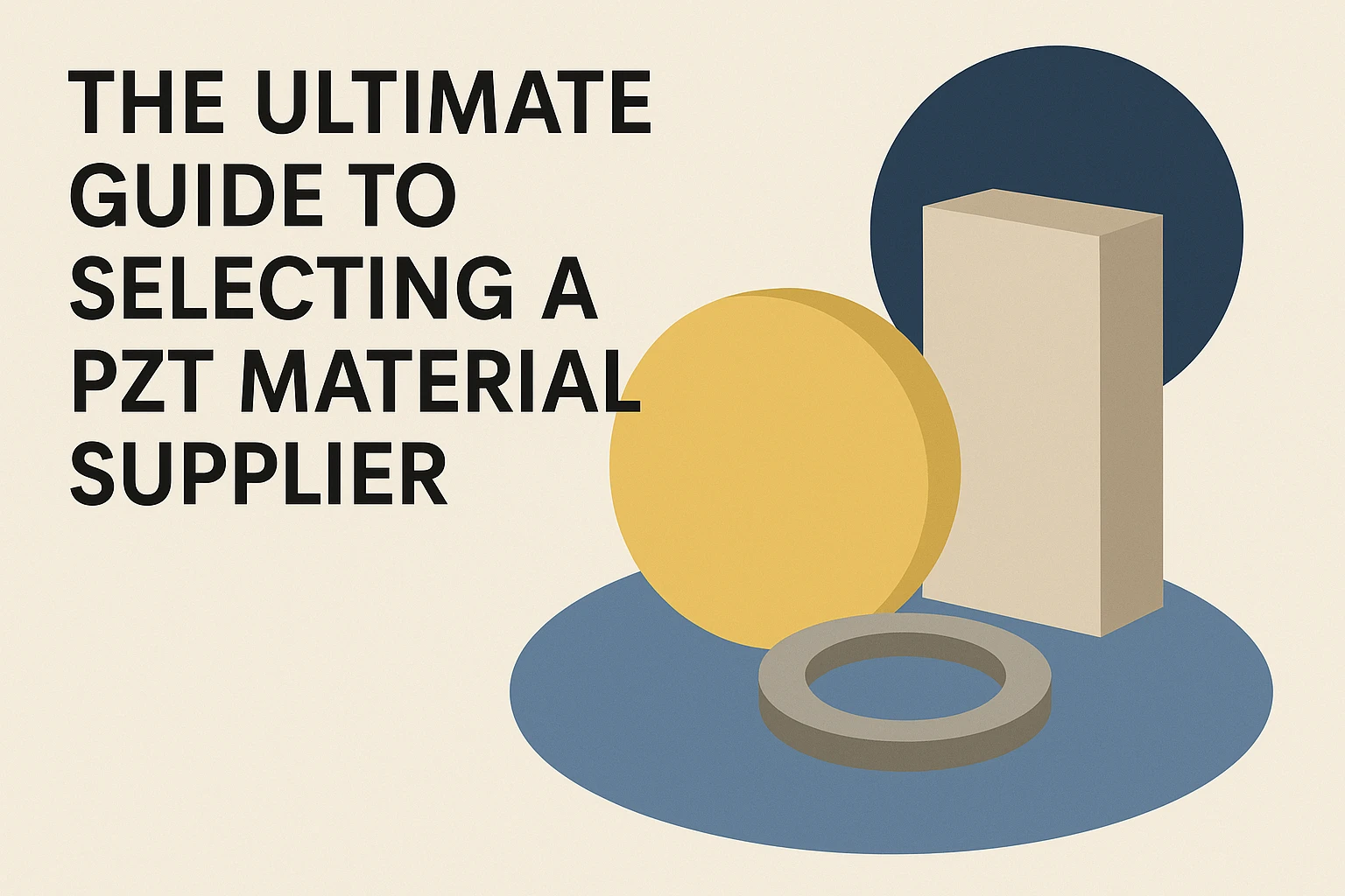 الدليل النهائي لاختيار مورد مواد PZT مع خصائص الأداء ومعايير الجودة | Yujie Technology
